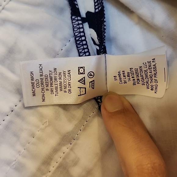 Lilly Pulitzer Navy Tusk In Sun Callahan Short Elephant Elephants Women's Size 2 - Picture 15 of 16